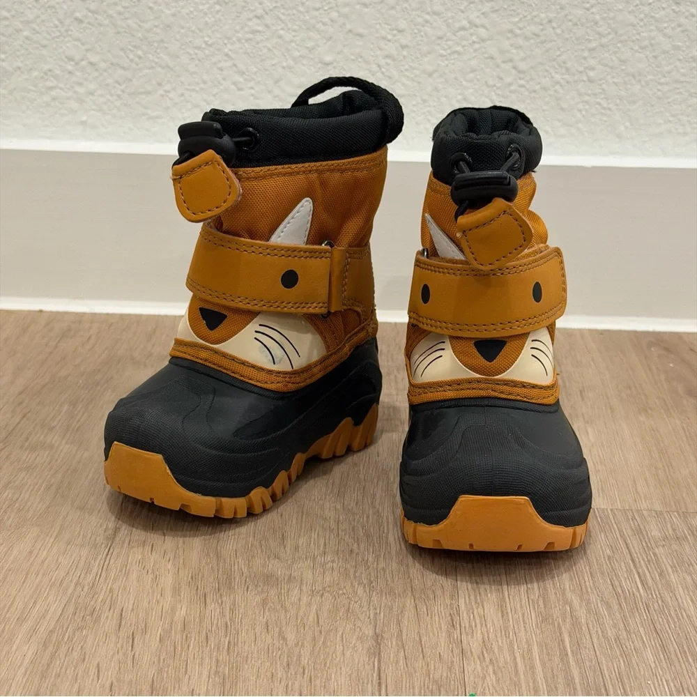 Cat & Jack Kids Fox Face Boots | Size 4